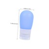 FOMIYES 3 Sets Travel Bottle Set Toiletry Bottles Portable and