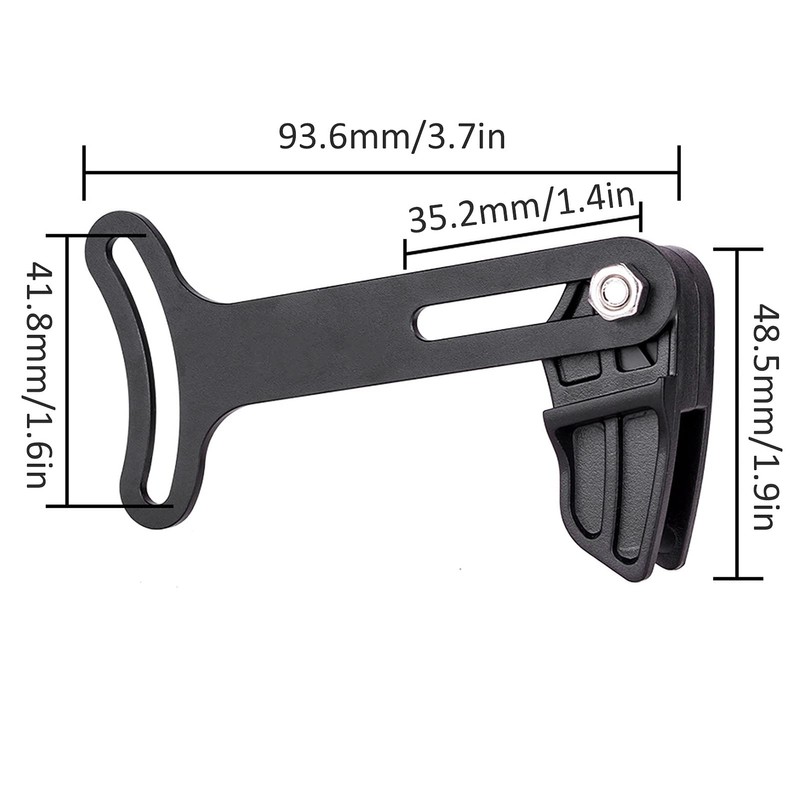 Wosune Chain Guide for Bafang Motor, Aluminium Alloy Electric Bicycle
