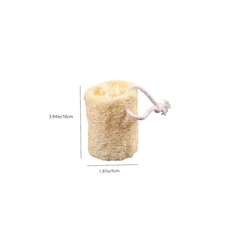 Esponja de Lufa Natural, 4 unidades Estropajo para Cuerpo, Esponja