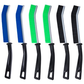 6-Pack Hard Bristle Crevice Cleaning Brush, Best Tool for Cleaning Grout, Gaps, and Sink, Home Cleaning Essentials, Crevice Cleaning Tool for Kitchen and Household Use