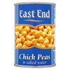 East End Chick Peas In Salted Water 400g