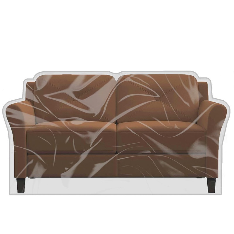 Imperius Clear Thick Heavy Duty Water Resistant Loveseat Sofa Cover,Waterproof