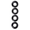 Keenso Kayak Paddle Drip Rings 4 Piece Practical Rubber Drip