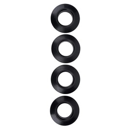 Keenso Kayak Paddle Drip Rings 4 Piece Practical Rubber Drip Rings for Kayak Canoe Rafting Paddle Shaft