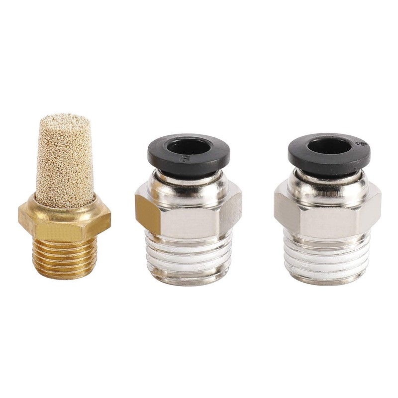 1/4" PT Pneumatic Foot Pedal Valve Kit Momentary 3 Way