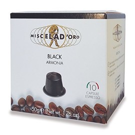 Miscela d'Oro Espresso - Nespresso Compatible Capsules - Full Case - All blends (Black)