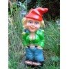 Rakso 0941 Garden Gnome Woman Made of Shatterproof PVC Gnome