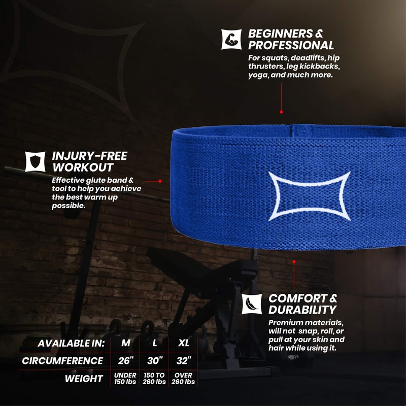 SlingShot Hip Circle by Mark Bell - Blue, X-Large