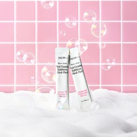 Breath 37 degrees Sum37 Microactive Pink Vitamin Bubble Tox Mask 4 mLX14 Pack / 숨37 마이크로액티브 핑크 비타민 버블톡스 마스크 4 mLX14개입