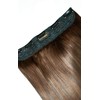 Bombshell 24" 5 Clips Straight One Piece Half Head Clip