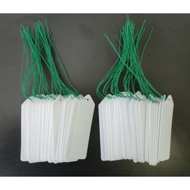 Natural Gardening Hanging Labels (Vinyl), White 50 Piece 727673 