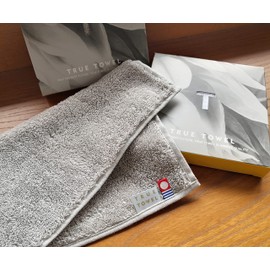 TRUE TOWEL, Towel Handkerchief, Gray