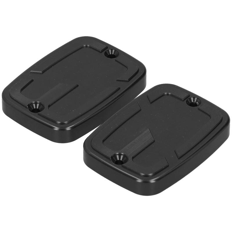 2pcs Front Brake Fluid Reservoir Cap Motorcycle Upper Fuel Tank