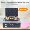 LYNICESHOP Donut Maker Machine, Mini Donut Maker Electric Waffle Maker