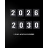 2026-2030 Five Year Monthly Planner: 60 Months Schedule Organizer with