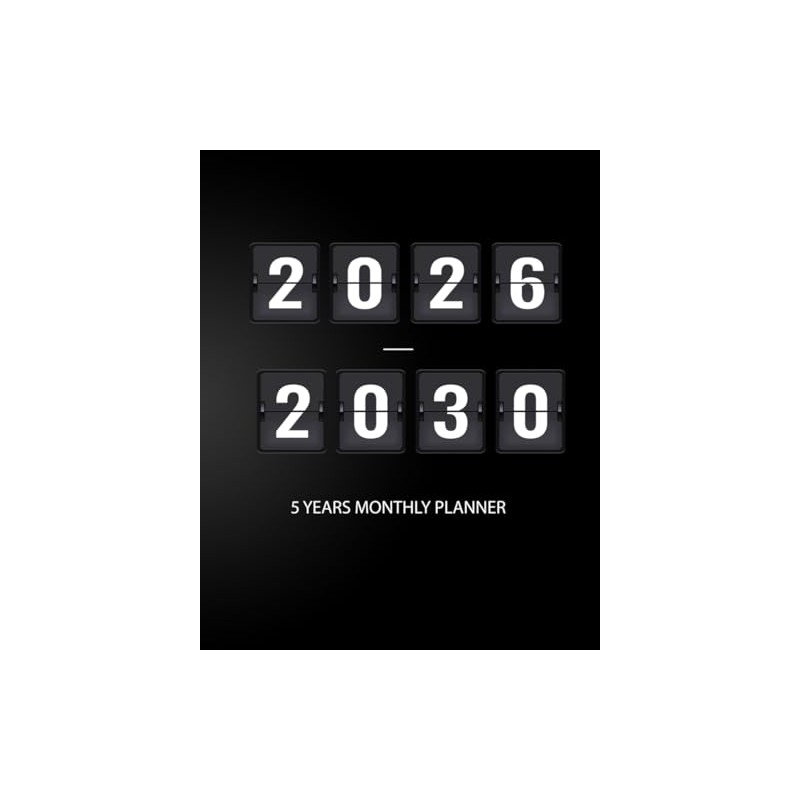 2026-2030 Five Year Monthly Planner: 60 Months Schedule Organizer with