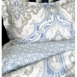 Creative Medallion 3PC Print Duvet Cover Set, 100% Cotton, Full/Queen
