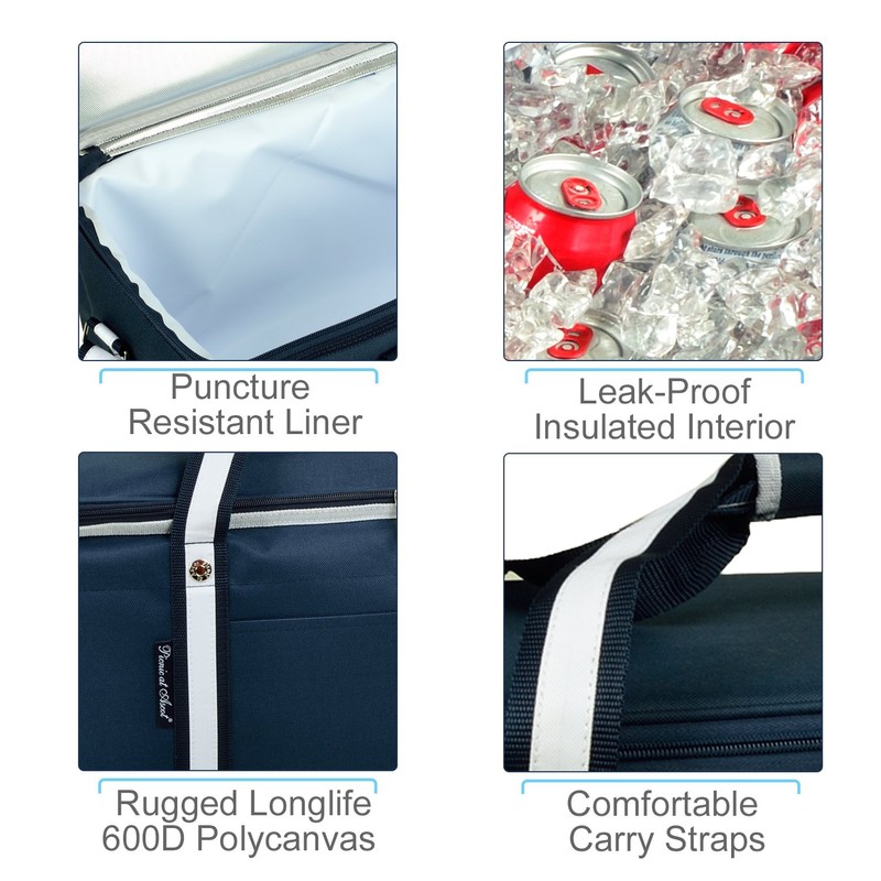 Picnic at Ascot 64 Can Capacity Semi Rigid Collapsible Leakproof