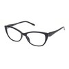 PASTL Womens Reading Glasses Magnified Readers Cateye Fashion Frame Black