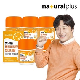 굿앤키즈 맛있는 멀티비타민앤미네랄 5병 10개월분 / 츄어블타입 레몬맛 Good'n Kids Delicious Multivitamins & Minerals 5 Bottles 10-Month Supply / Chewable Type Lemon Flavor