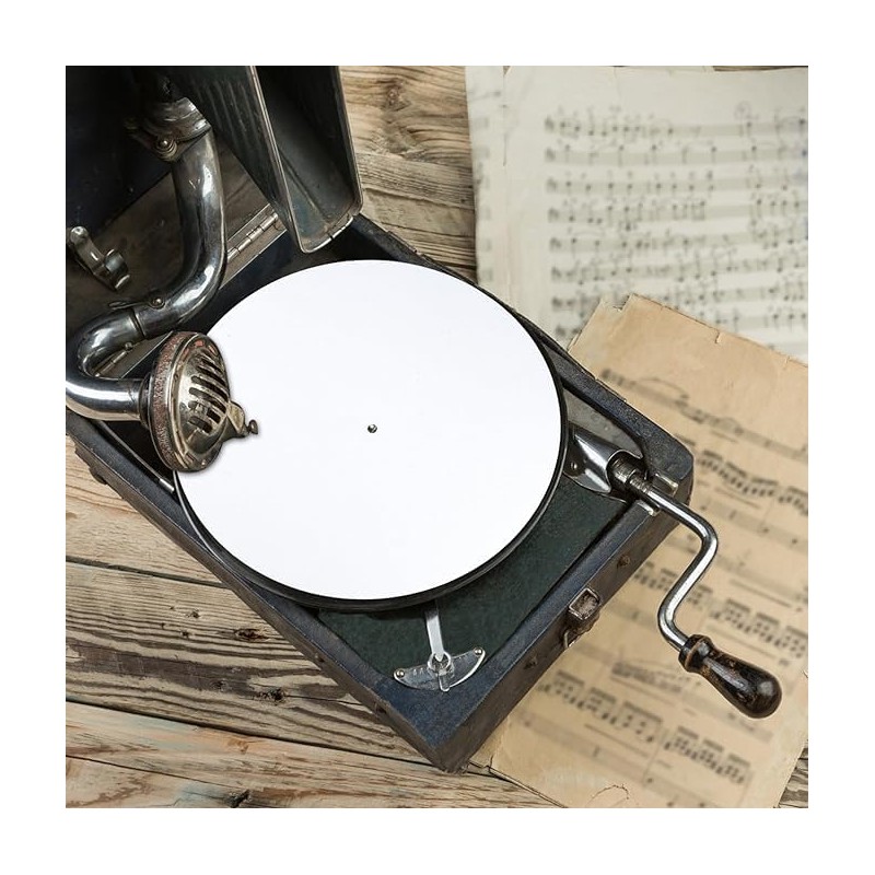 YEHEI Acrylic Turntable Mat Reduce Static Dust Noise Replacement Record