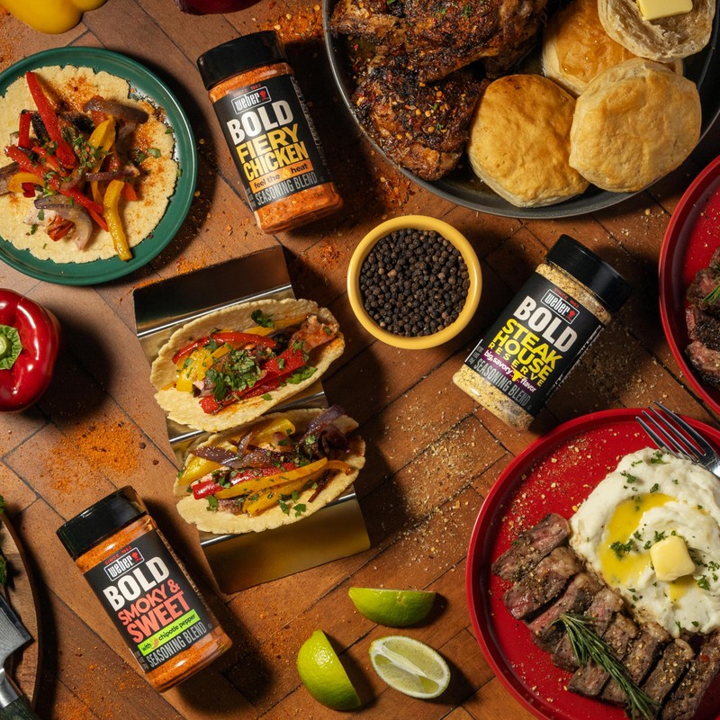 Weber BOLD Steakhouse Reserve Seasoning Blend, 6.9 Ounce Shaker