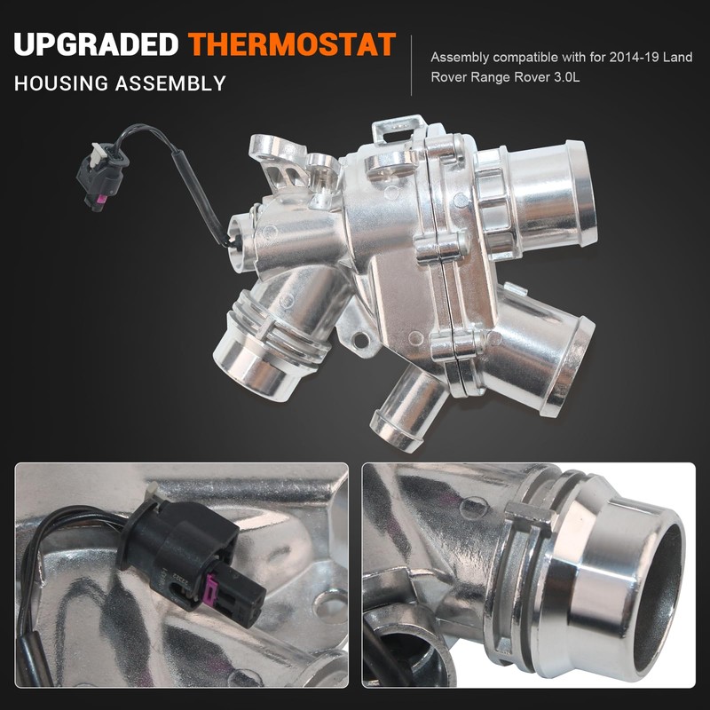 XUNUOPARTS 3.0L V6 Aluminum Thermostat Assembly Compatible with 2014-2016 Land