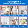 20 Gallon Jumbo Storage Bags, Pack of 3, Clear Plastic
