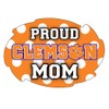 Clemson Tigers Proud Mom Magnet Single Officially Licensed Collegiate Product