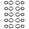 10 Sets of 3/8" Impact Wrench Retainer Rings with O-Ring,