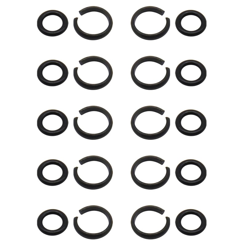 10 Sets of 3/8" Impact Wrench Retainer Rings with O-Ring,