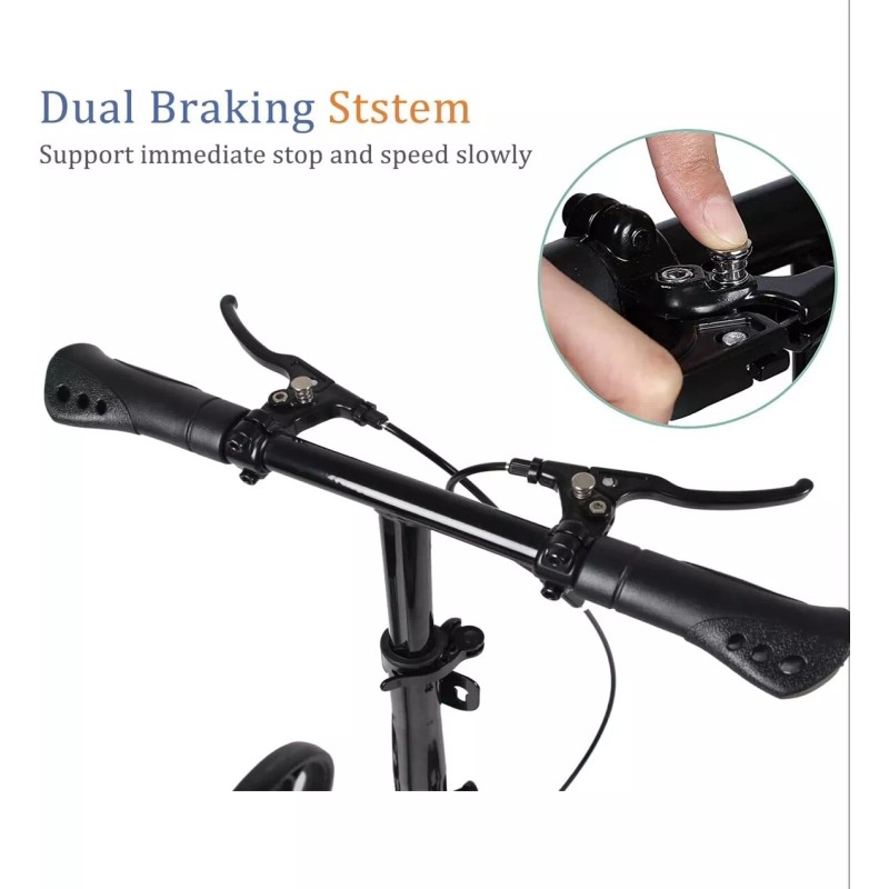 BLESSREACH ECONOMY Knee Scooter Steerable Foot Injuries Compact 300Lbs 8