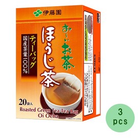 Oi Ocha Roasted Green Tea 1.4oz 20Bags x 3pcs Japanese Roasted Green Tea Tea Bag Ninjapo