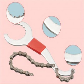 4 Piece Bicycle Repair Tool Set, Bicycle Cassette Removal Tool, Bicycle Repair Tool, Bicycle Repair Kit, Tool for Removing Bicycle Cassettes with