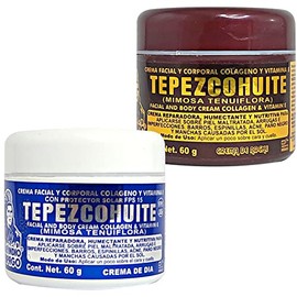Crema de Tepezcohuite de Dia y de Noche Pack de 2 cremas                                                                                              