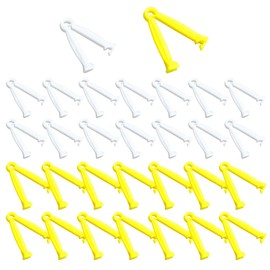 MABAHON 30 Pcs whelping kit whelping kits for puppies puppy whelping kit disposable Umbilical Cord Clip puppy umbilical cord clamps for Small Animal Kitten Puppies Lamb Piglet Delivery