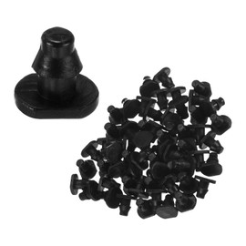 M METERXITY 60-Pack Drip Irrigation Barbed Fittings, for 1/4 Inch End Plugs Tubing Connector Plastic Coupling Irrigation Parts for Garden/Greenhouse/Aquarium/Flower Pot, Drip Pipe Accessories