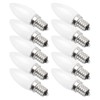 10pcs E12 LED Bulb 1.5W Warm White Lamp for Chandelier