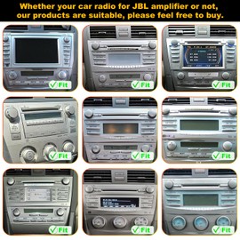 Car Radio for Toyota Camry 2006 2007 2008 2009 2010 2011, Upgrade Touch Screen Android 13 Car Stereo, Wireless Carplay Android Auto, FM GPS WiFi SWC Backup Camera, Compatible JBL System Head Unit