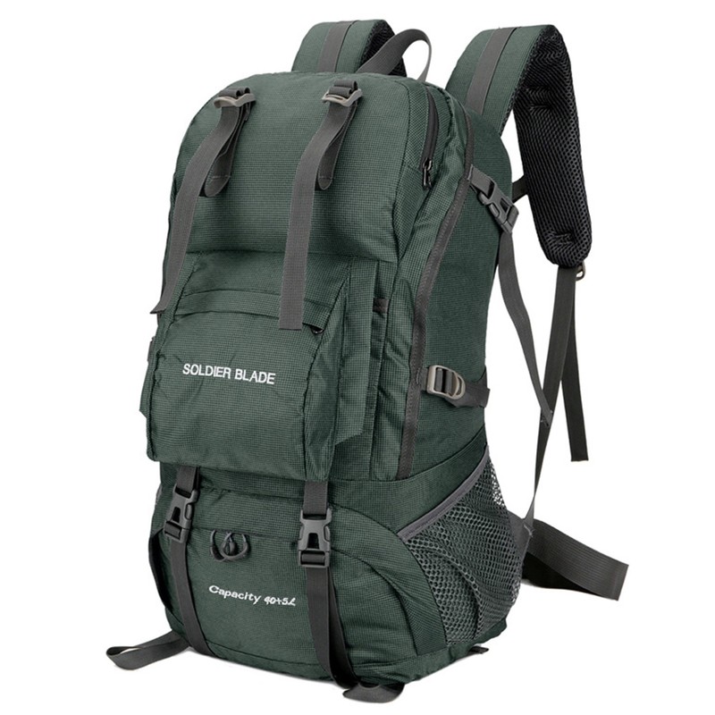45L Camping Hiking Backpack Large Capacity Mountaineering Pack Waterproof Travel