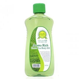 Aroma Body Care Rich Green Tea Body Essence Oil 465ml / 아로마 바디 케어 리치 녹차 바디에센스 오일 465ml