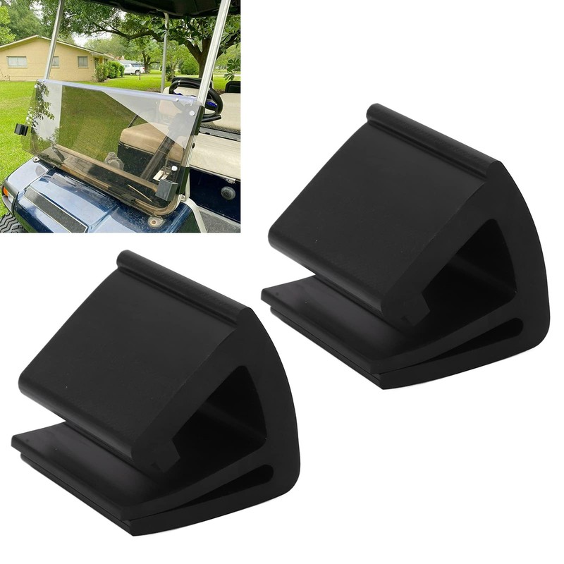 Aramox 2pcs Rubber Auto Club Car Windshield Retaining Clips Cart