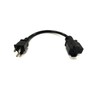 NEMA 5-15P to 6-20R Heavy Duty Electric Cable Plug Adapter