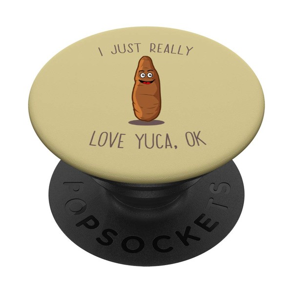 I Just Really Love Yuca, Ok! Cute Kawaii Yuca PopSockets