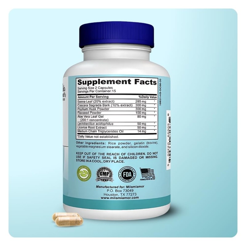 Mila Miamor 15 Day Cleanse - Gut and Colon Support