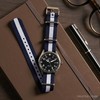 NATOS.COM - Regimental Blue White NATO Watch Strap G10 Military