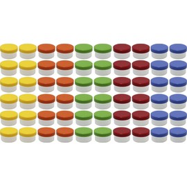 Frühes Forschen 60 Ointment Tins 6 ml Contents with Coloured Lids