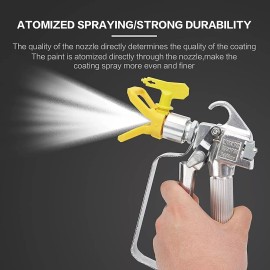 Unbrand 5PCS Universal Airless Sprayer Accessories Nozzle Airless Paint Spray Gun Tip - 213 315 417 519 621
