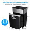 BONSEN 16-Sheet Heavy Duty Paper Shredder for Office, 60-Minute Running