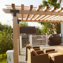 4 Pack 16.8x12'' T Post Brackets,T Flat Mending Plate,T Post to Beam Bracket, T Pergola Bracket,T Shape Strap Plate Fit 6x6,6x8 Wood for Repair House,Truss framing,Pergola